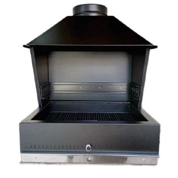 Barbecue 80x65 con cappa 