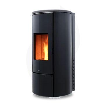 Termostufa a pellet Nobis mod. H12 V Shape Glass