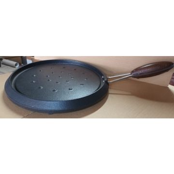 Bistecchiera in Ghisa per cottura cibi su CUCINA A LEGNA/GAS DIAM. 28,5 CM