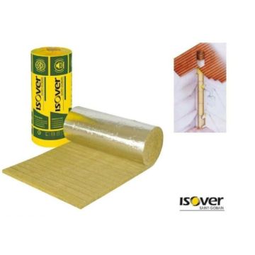 Lana di roccia isolante ISOVER SP 30 mm Rotolo 5 x1 MT