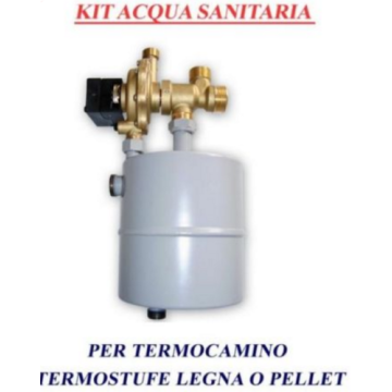 Kit MUT acqua calda sanitaria istantanea mod. VDP + K28 per termocamino  e termostufa