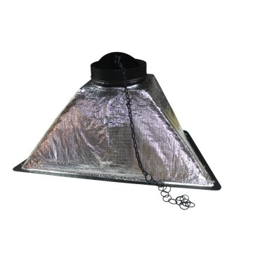 Cappa per camino focolare coibentata L 92 x P 49 x H 43 uscita fumi diam 25 cm