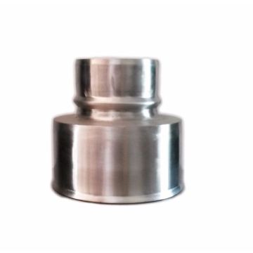 Raccordo da doppia parete a mono parete acciaio inox diam. int. 300 / est 350