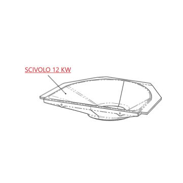 Scivolo 12KW ORIGINALE Nobis per Stufa A13 Round