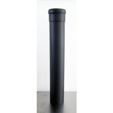 Tuyau émaillé de raccordement noir, Epaisseur 1.2 mm